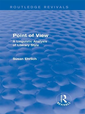 cover image of Point of View (Routledge Revivals)
